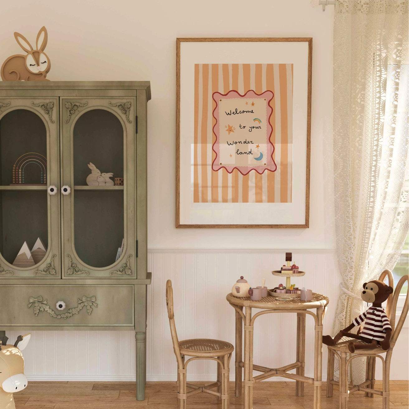 Striped Kids Wall Art