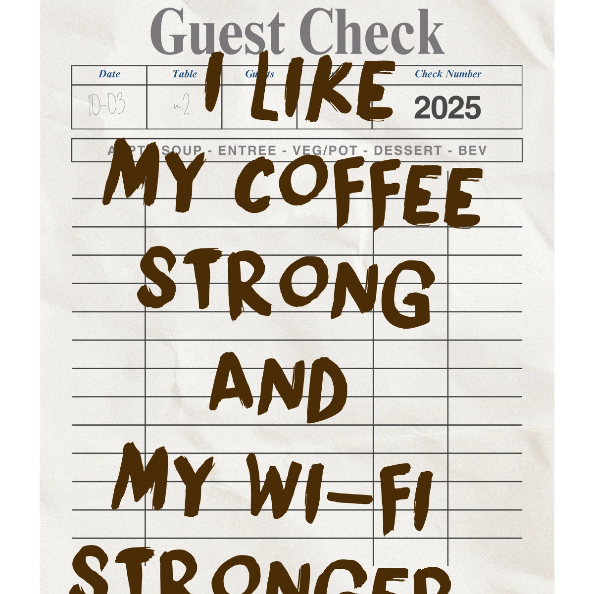 Funny Coffee Quote Wall Art –  Coffee WiFi Print