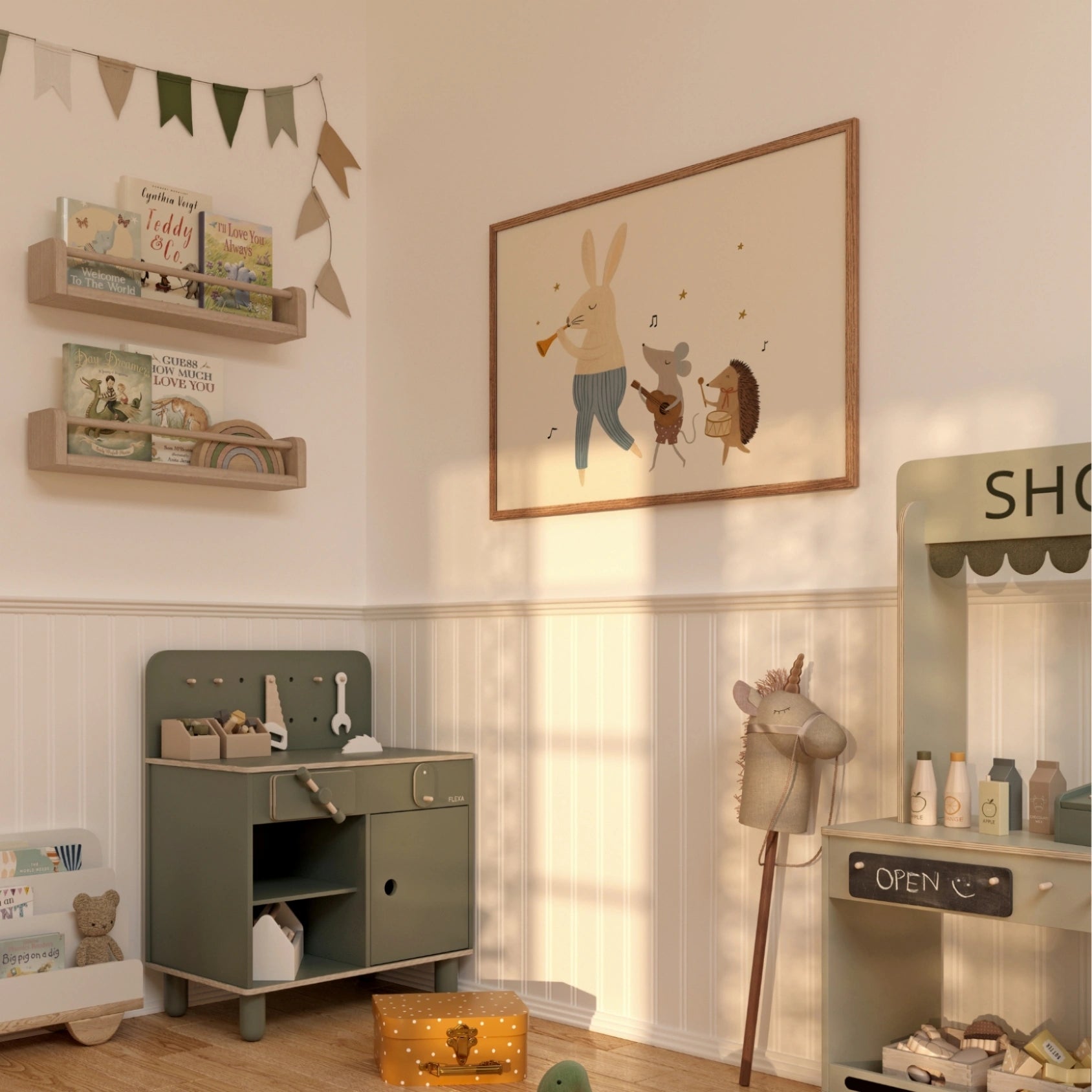 Retro Musical Nursery Decor