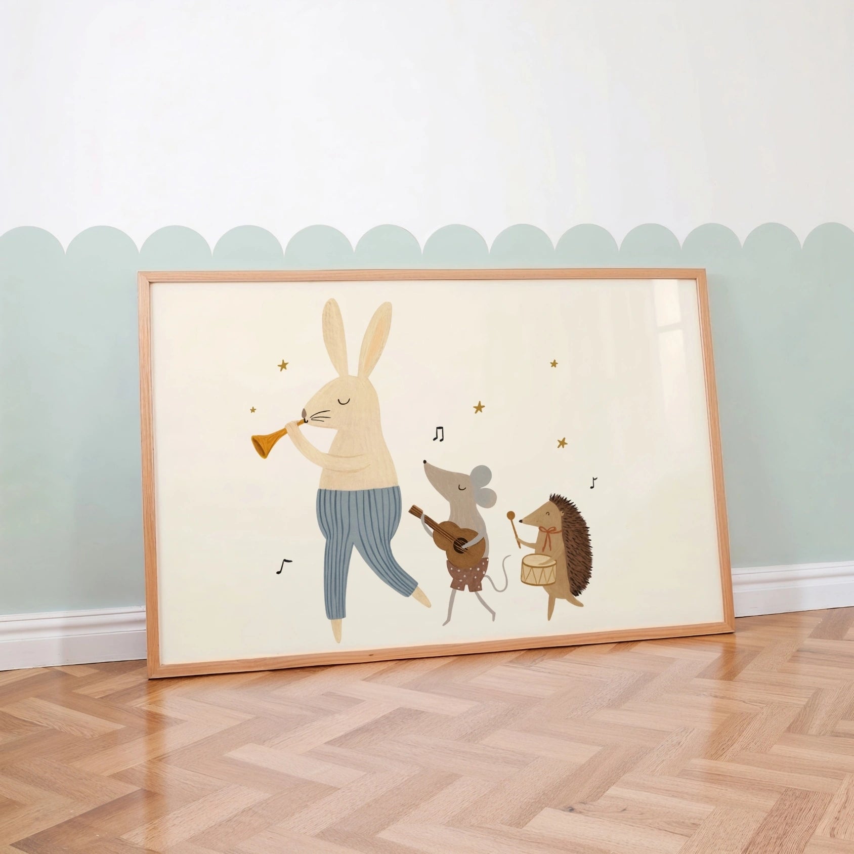 Retro Musical Nursery Decor