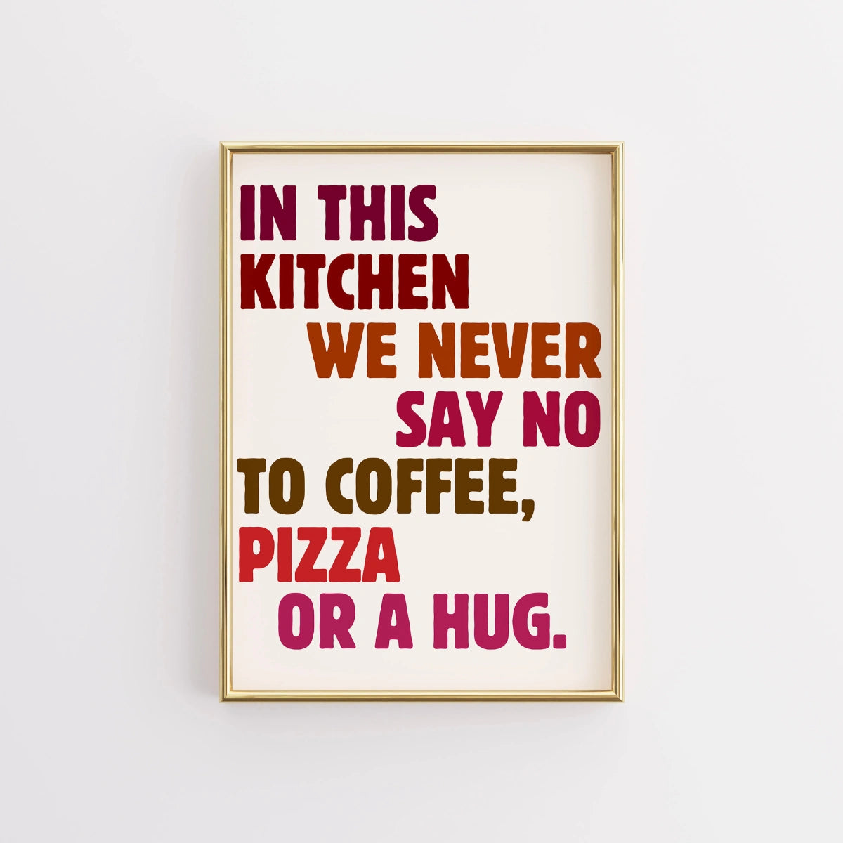 Funny Kitchen Wall Art – Quote Print