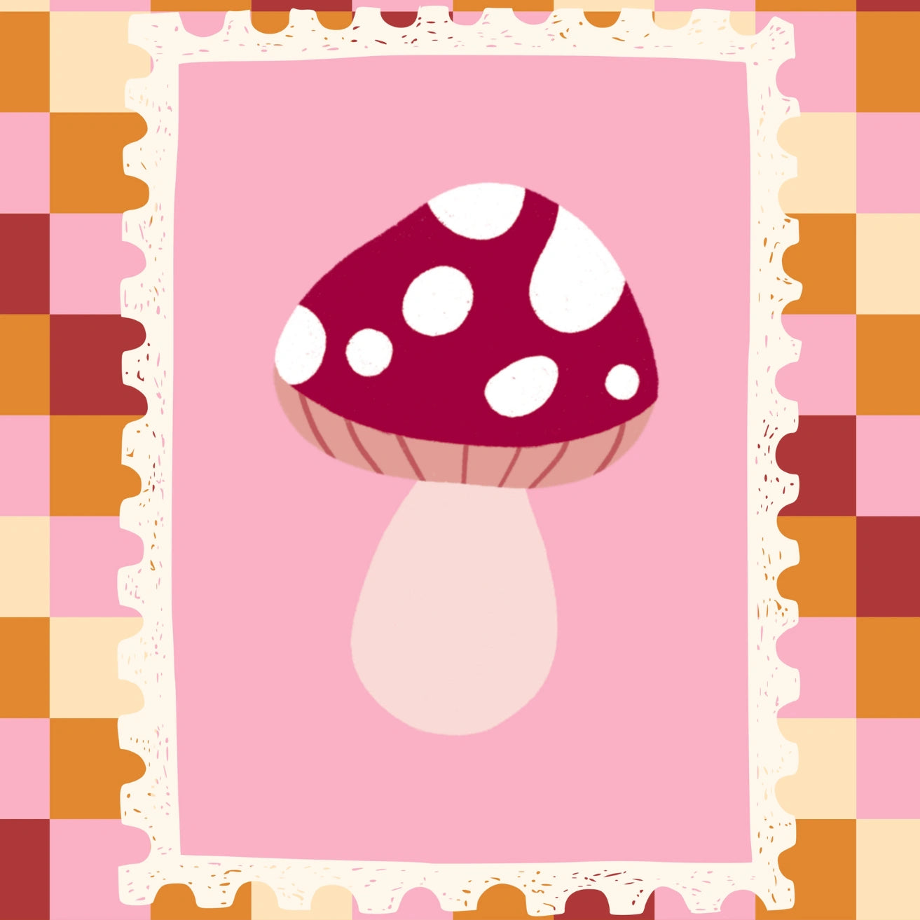 Mushroom Nursery Print