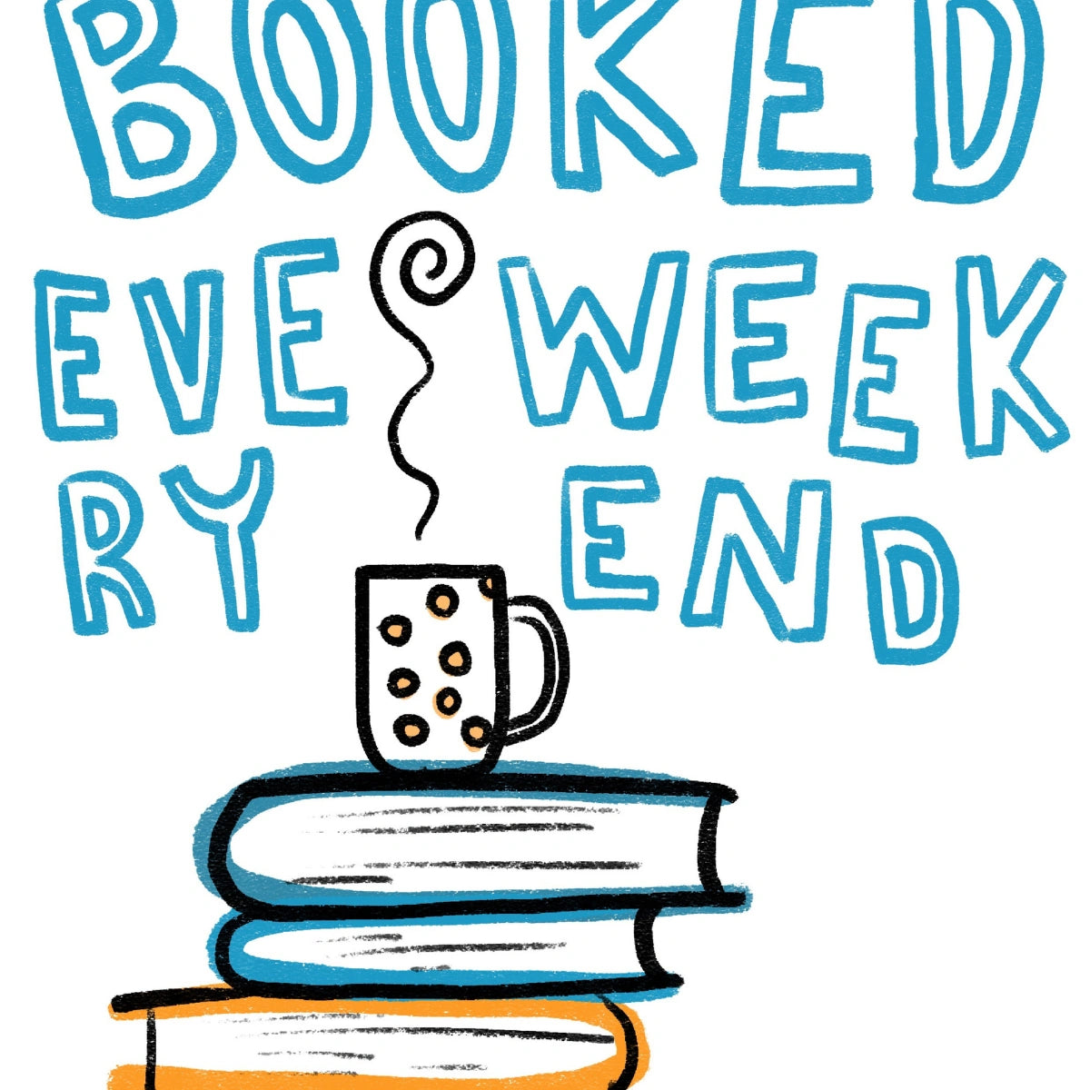 Booked Wall Art – Funny Book Lover Print