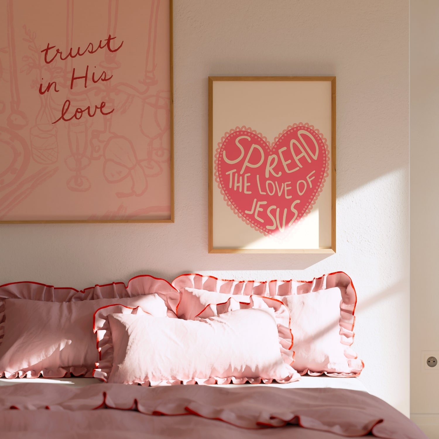 Pink Christian Posters