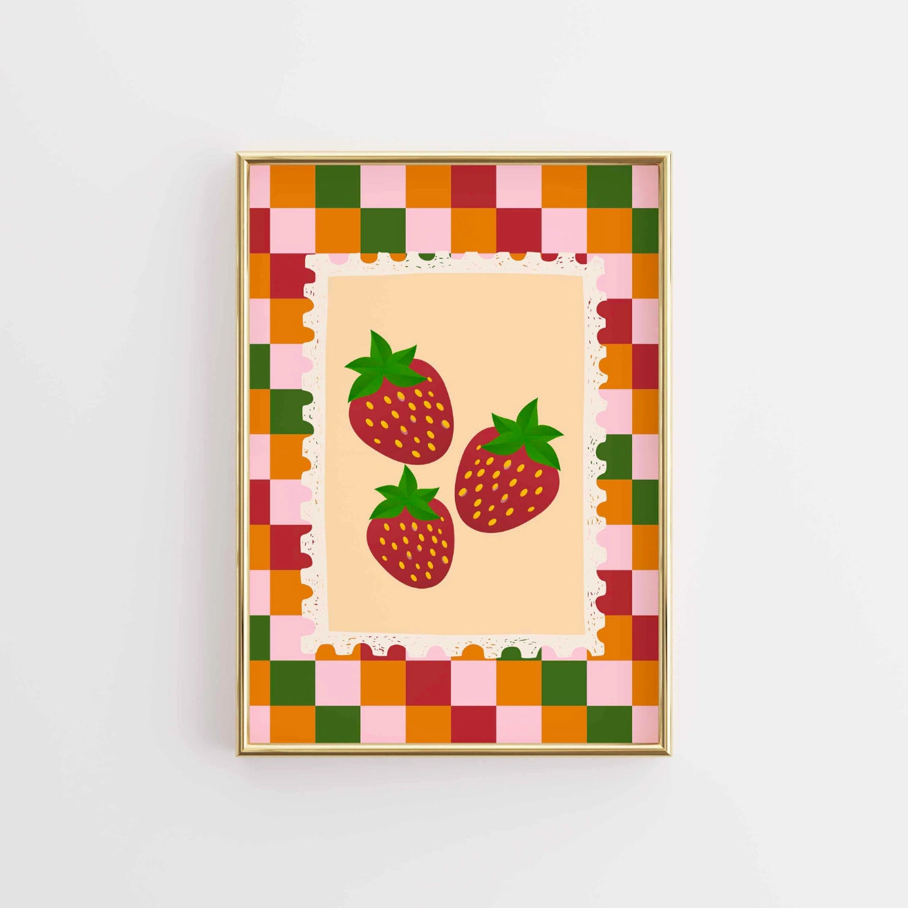 Strawberry Nursery Print