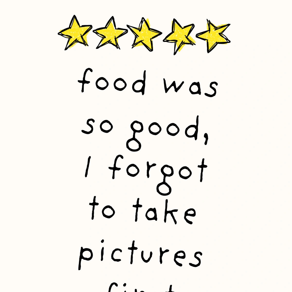 Funny Kitchen Quote Wall Art – Food Print
