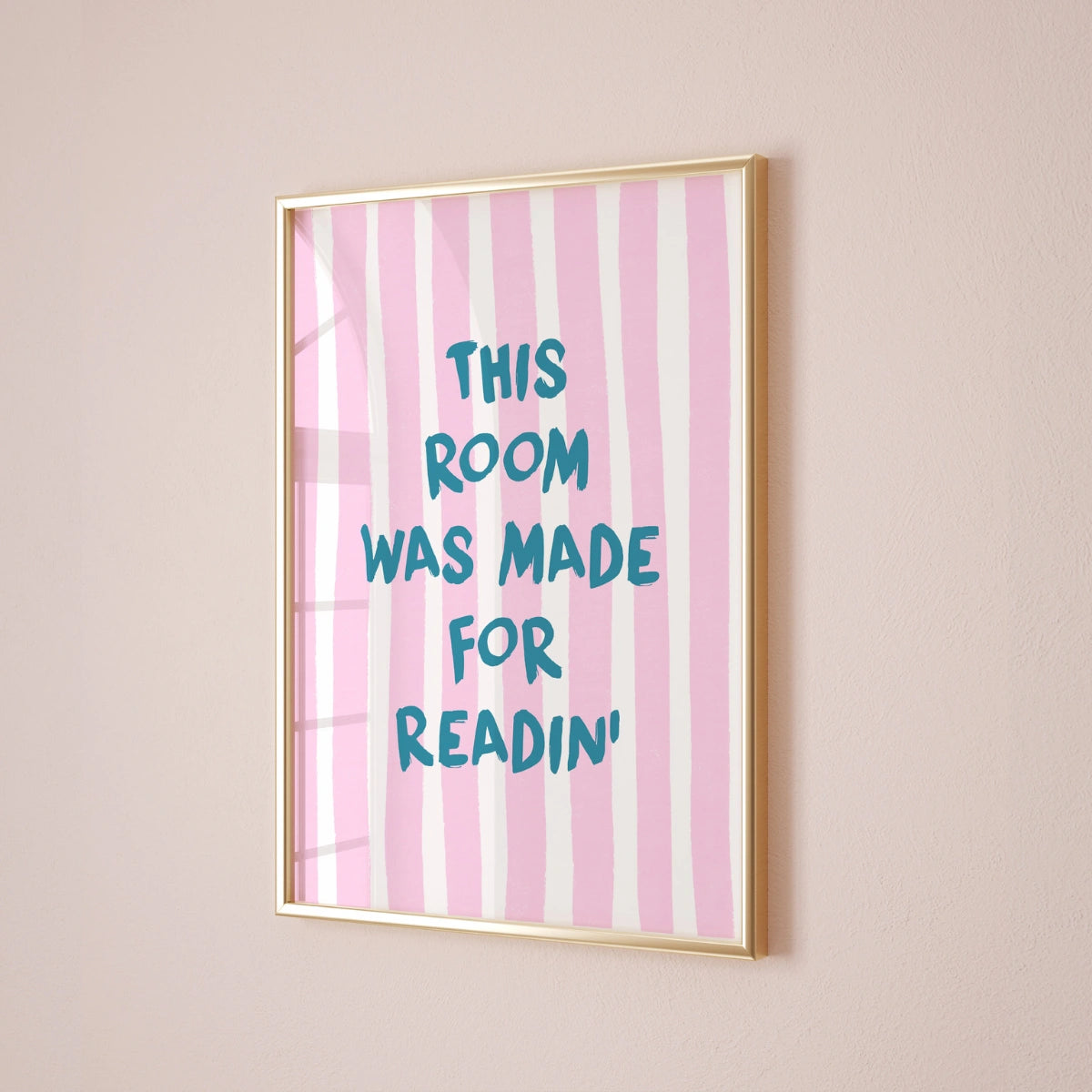Room Made for Readin' Print – Funny Bookish Wall Art