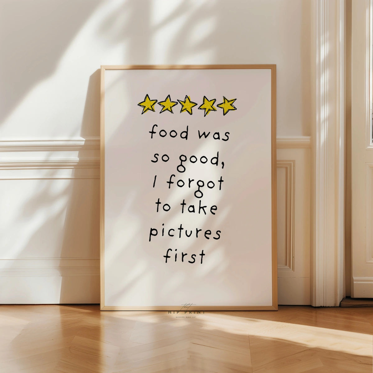 Funny Kitchen Quote Wall Art – Food Print