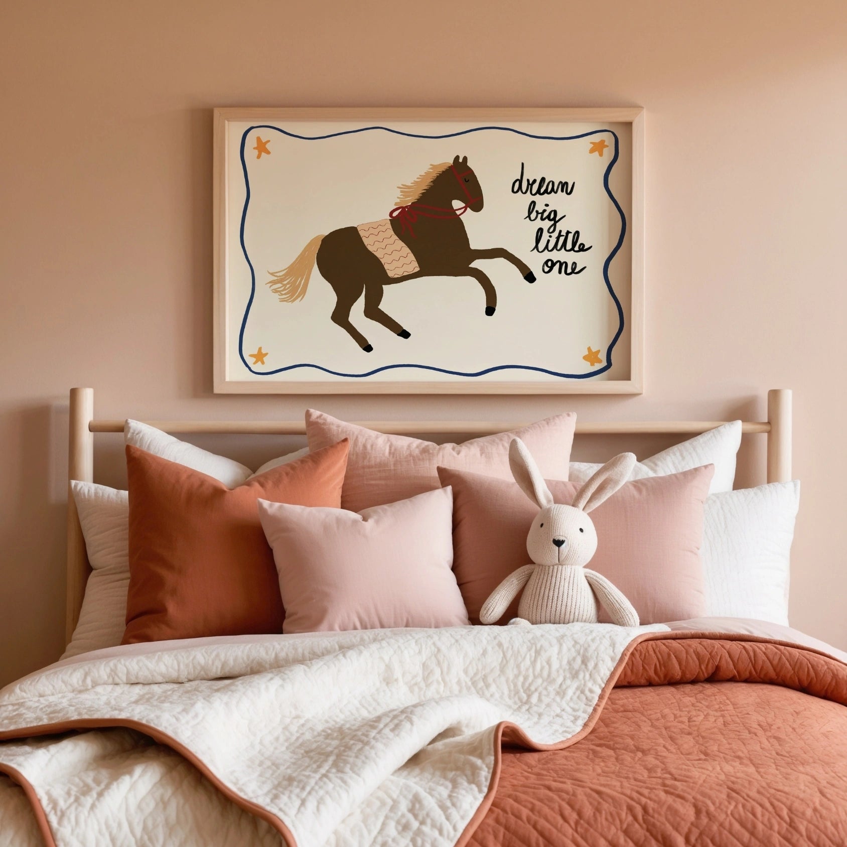 Dream Big Little One Horse Print