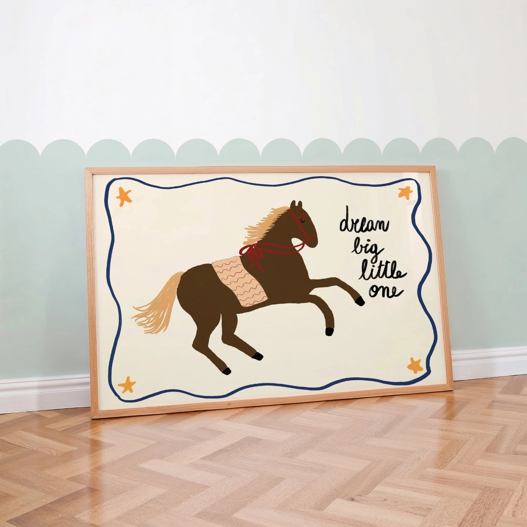 Dream Big Little One Horse Print
