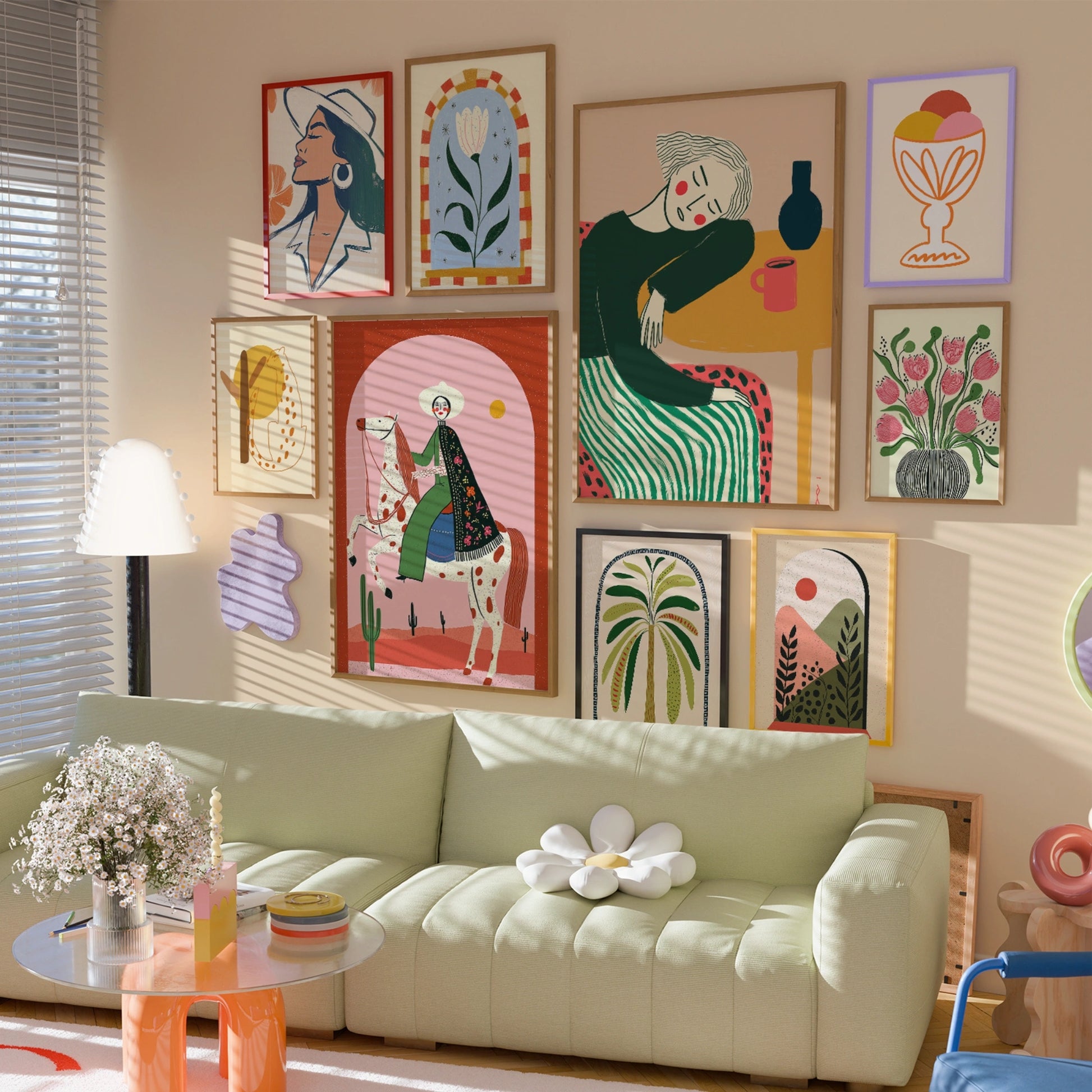 Bohemien fatto a mano, oltre 130 stampe