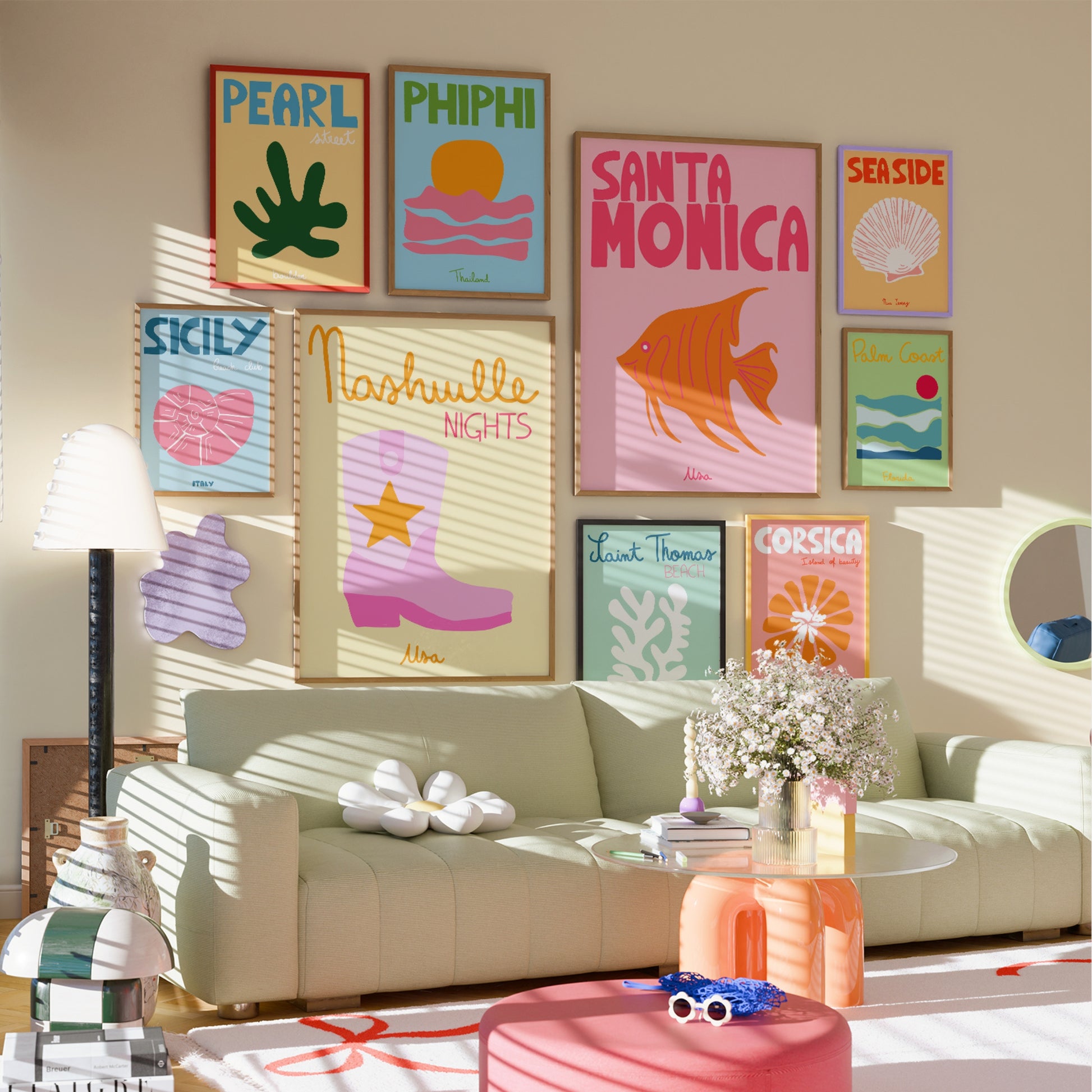 Preppy Travel, oltre 100 stampe