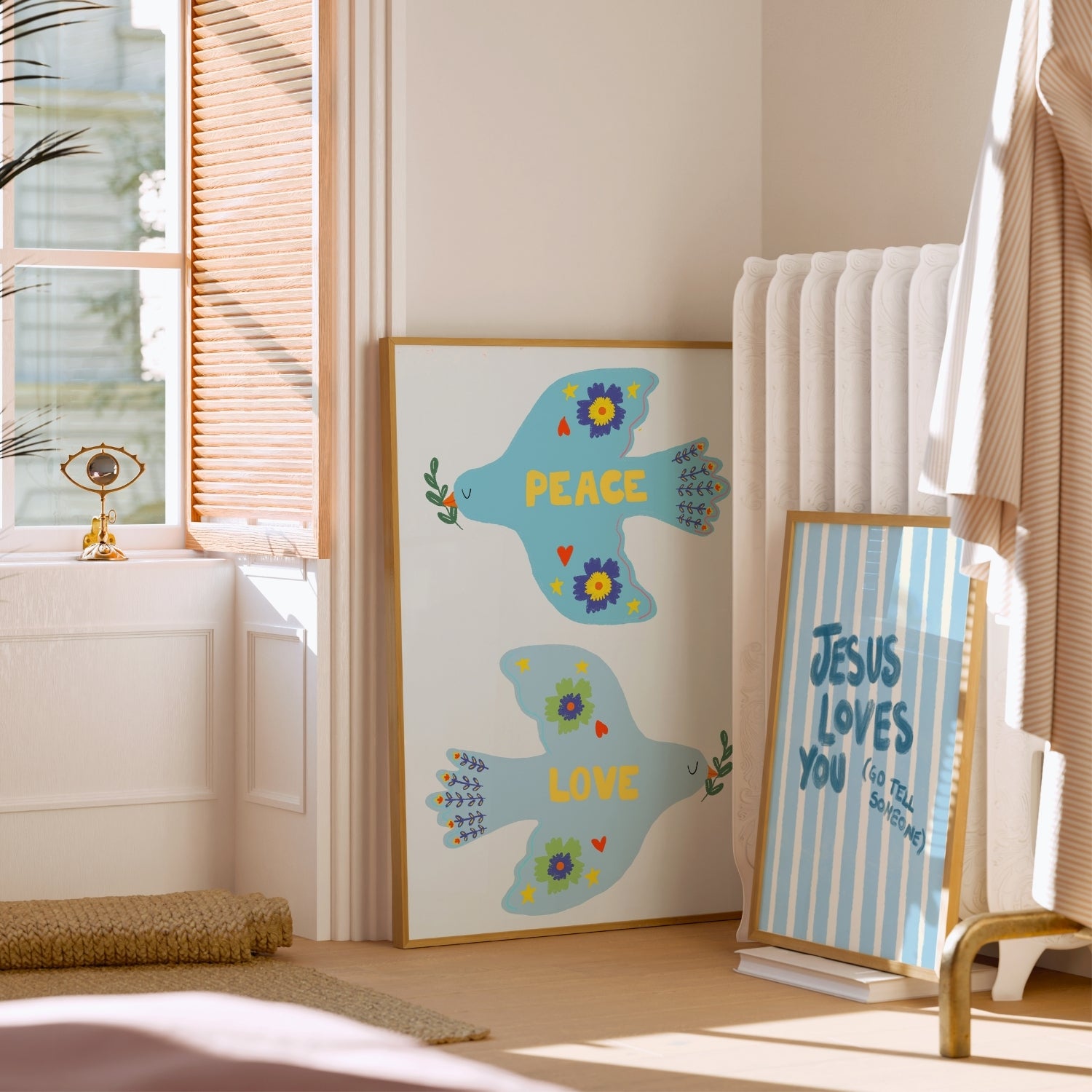 Blue Christian Posters