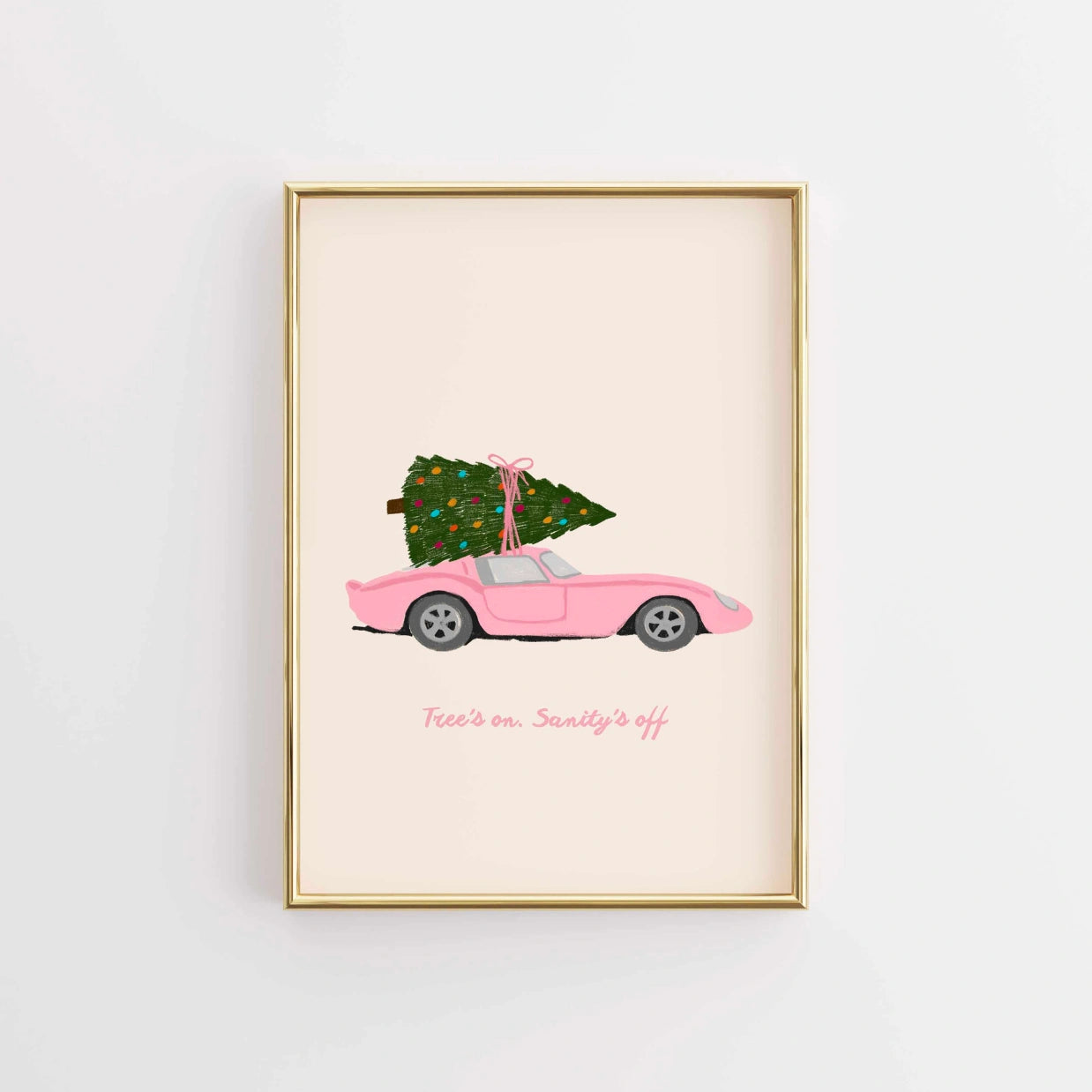 Minimalist Holiday Calendar Poster