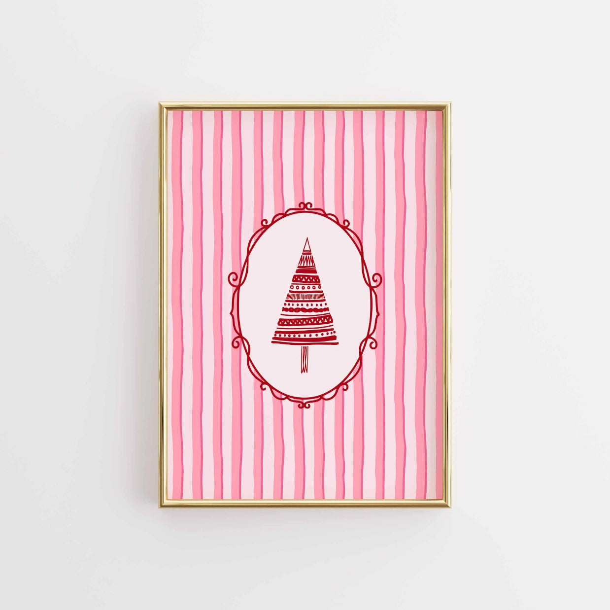 Stampe di alberi disegnati a mano