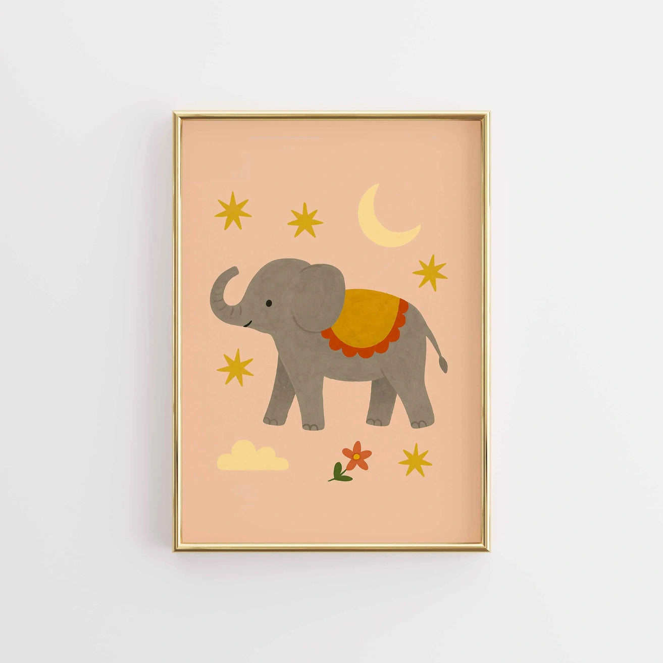 Elephant Nursery Print