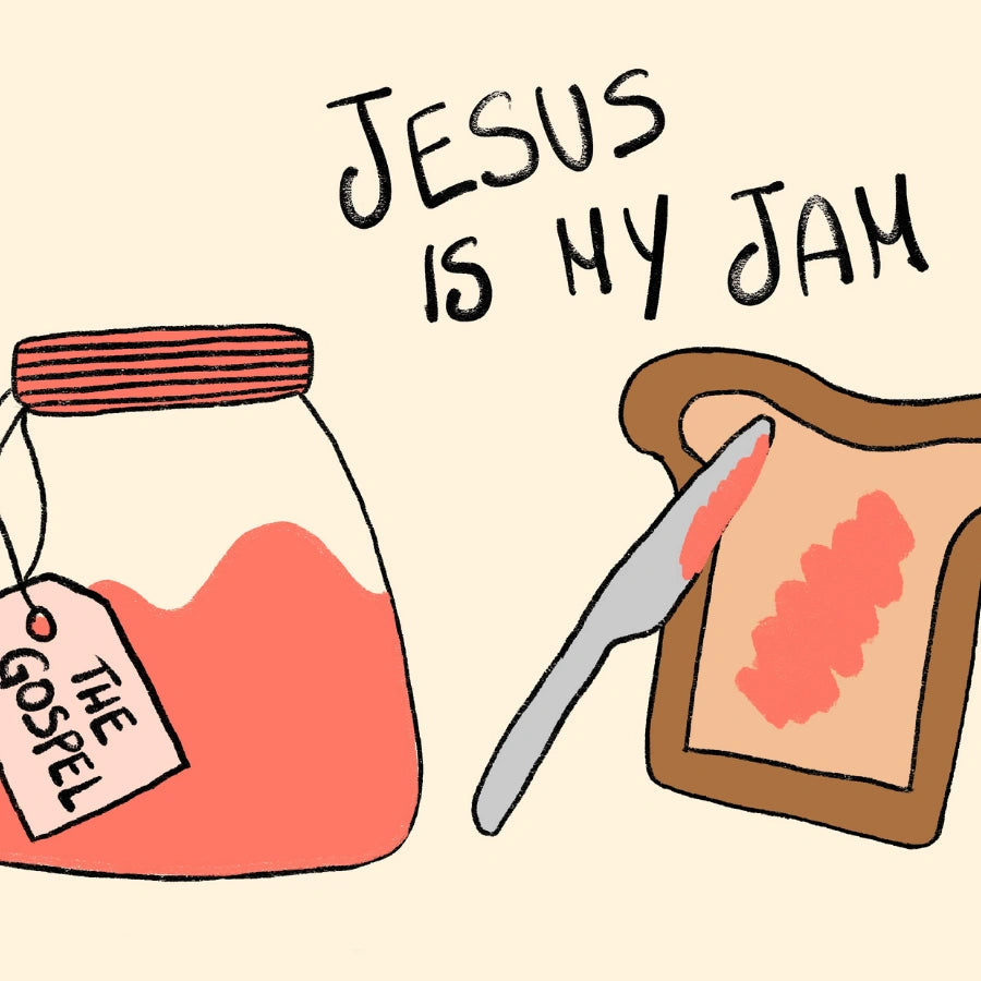 Jesus Is My Jam Wall Art – Funny Christian Print