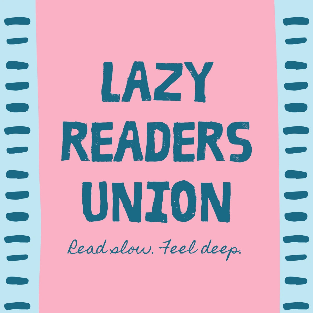 Kunstdruck der Lazy Readers Union – Lustige Wanddeko für Bücherwürmer