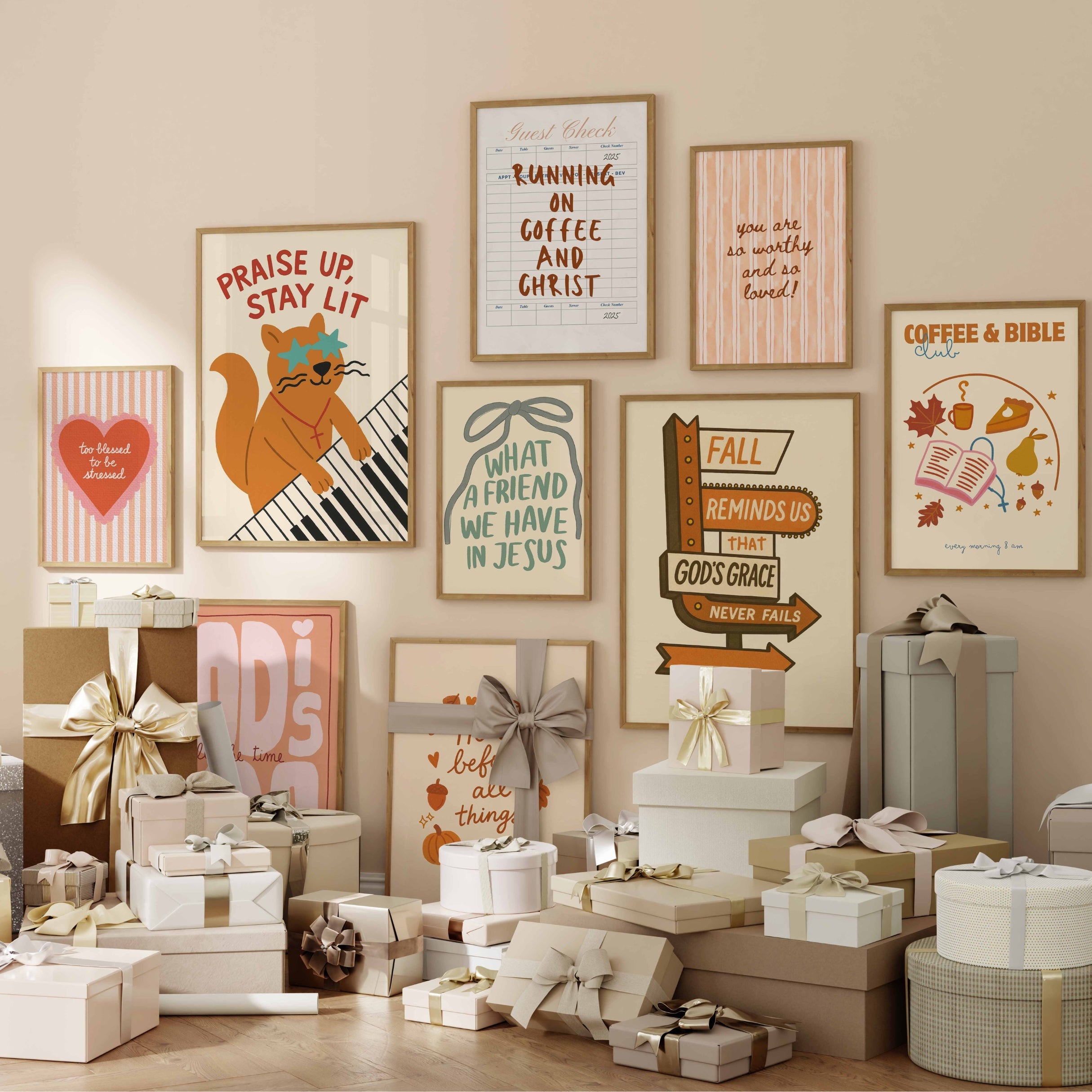 Handmade Cozy Christian, over 100 prints