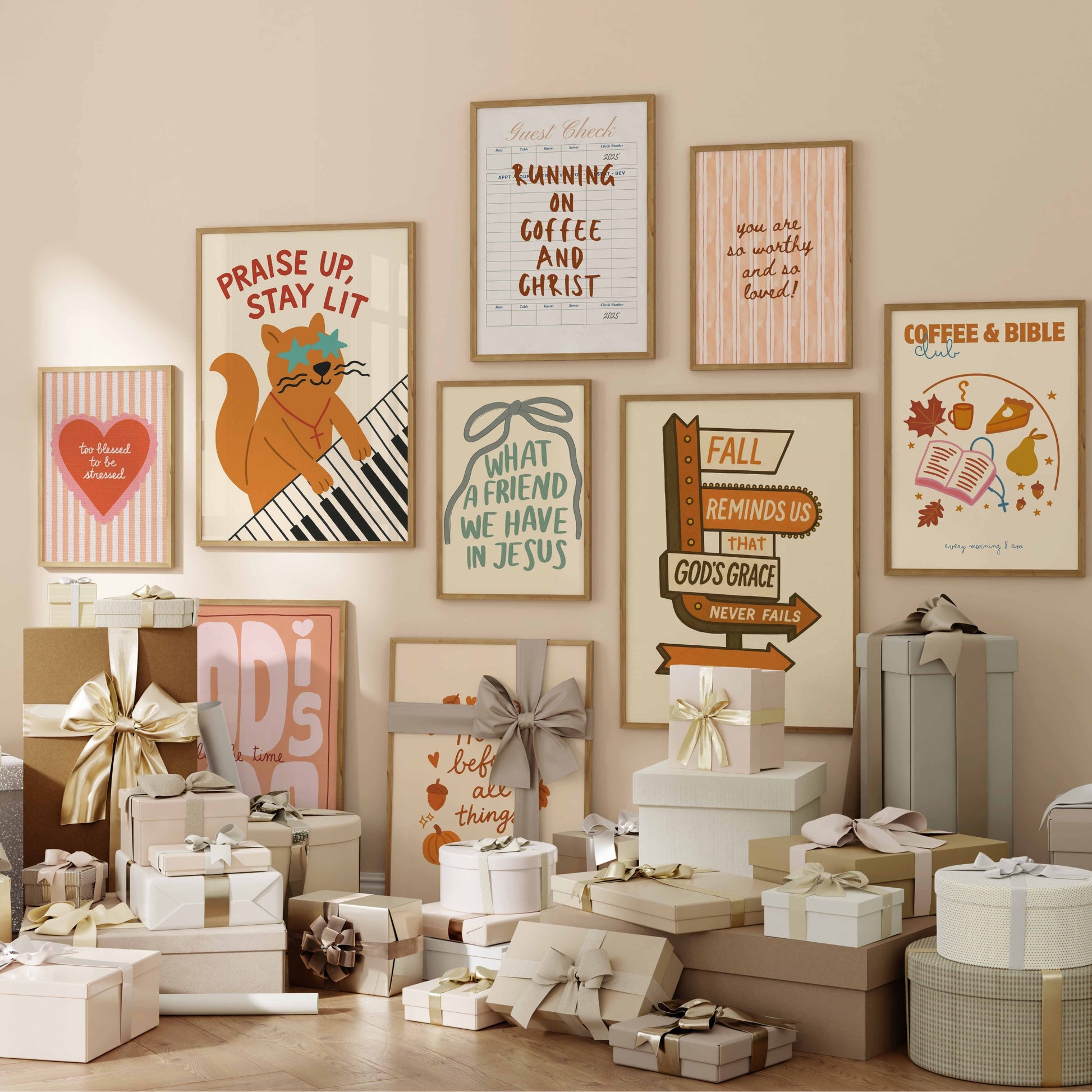 Handmade Cozy Christian, over 100 prints