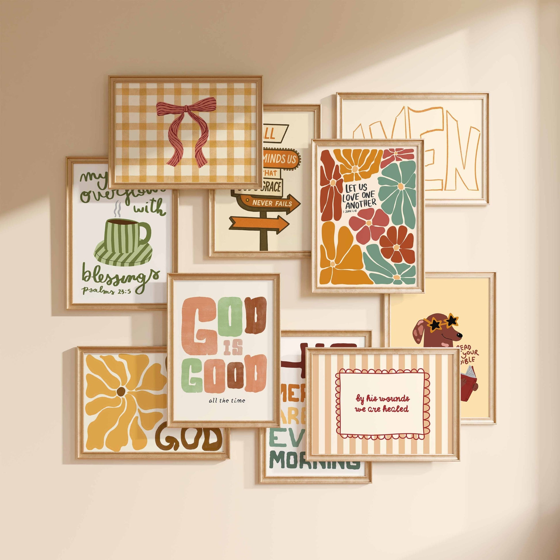 Handmade Cozy Christian, over 100 prints