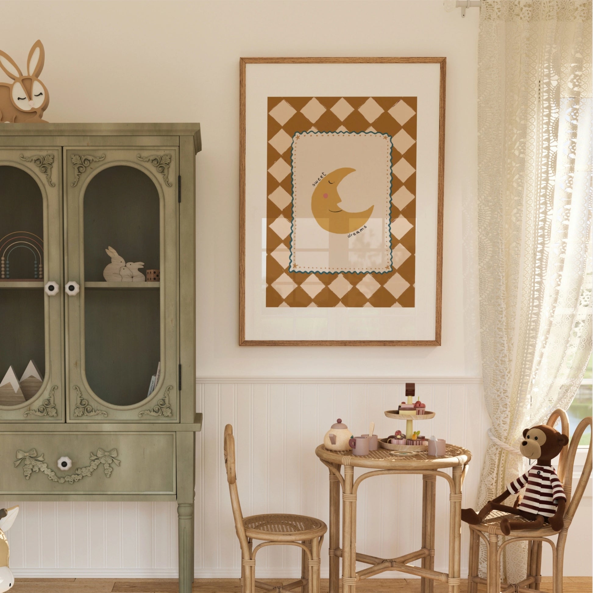 Sweet Dreams Moon Print