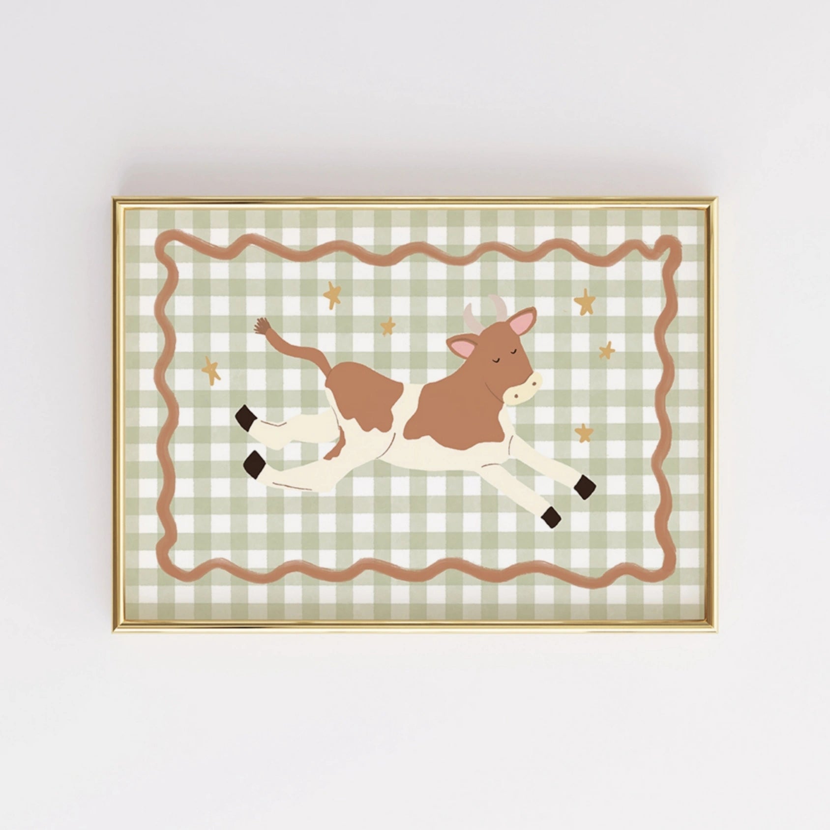 Cow Nursery Print