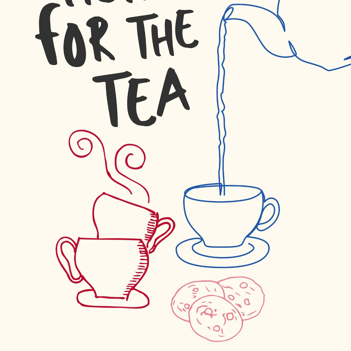 Tea Time Wall Art – Funny Kitchen Printable