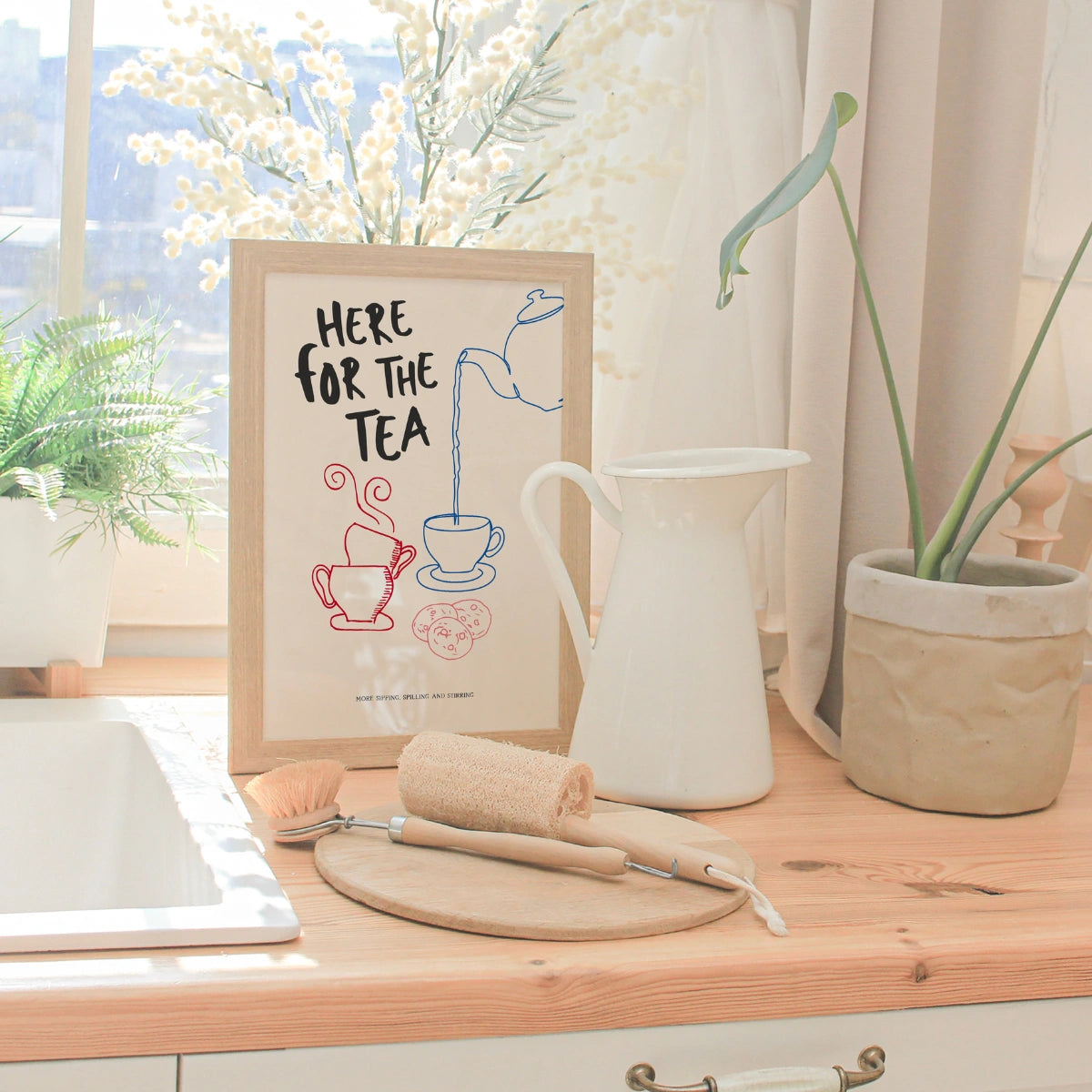 Tea Time Wall Art – Funny Kitchen Printable