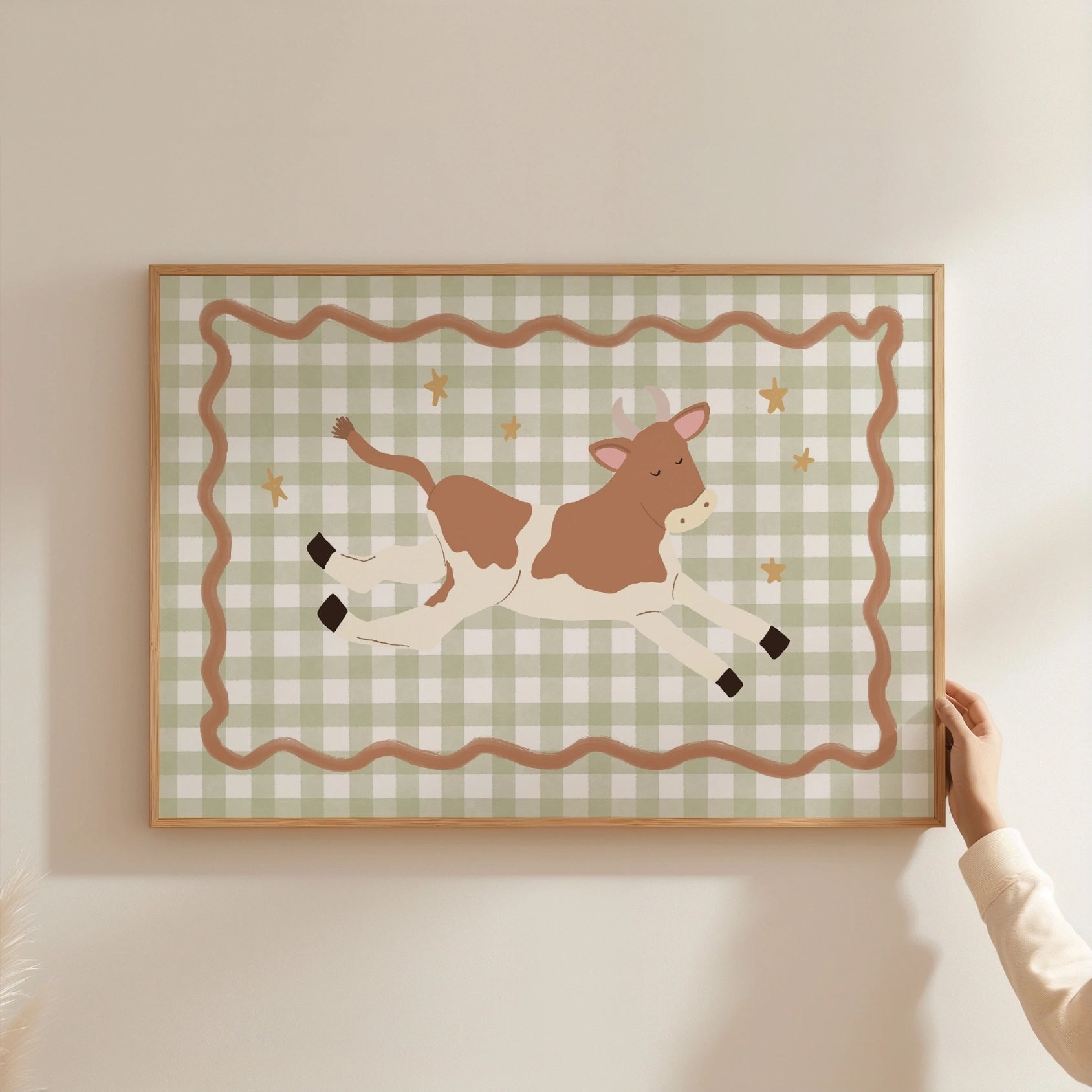 Cow Nursery Print