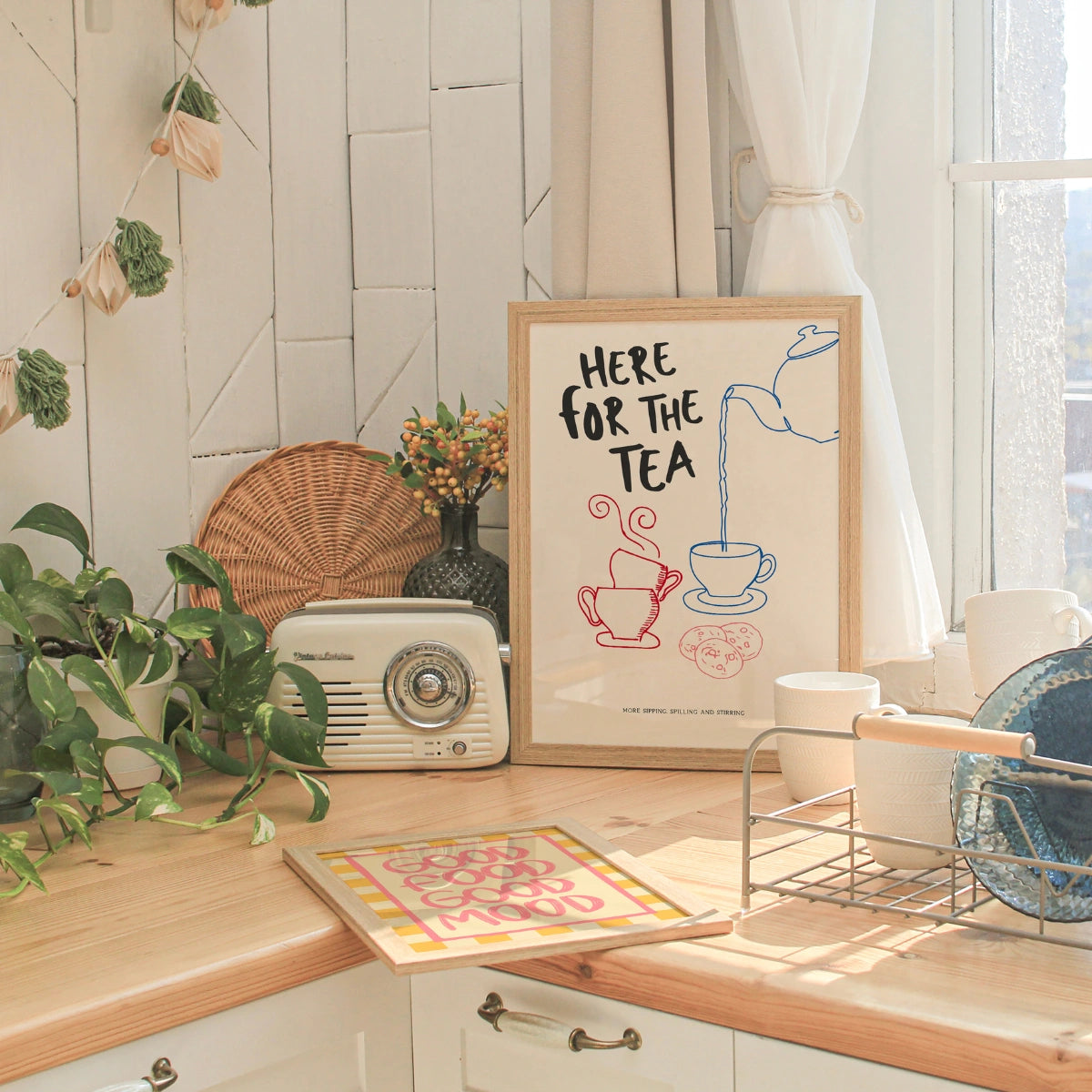 Tea Time Wall Art – Funny Kitchen Printable