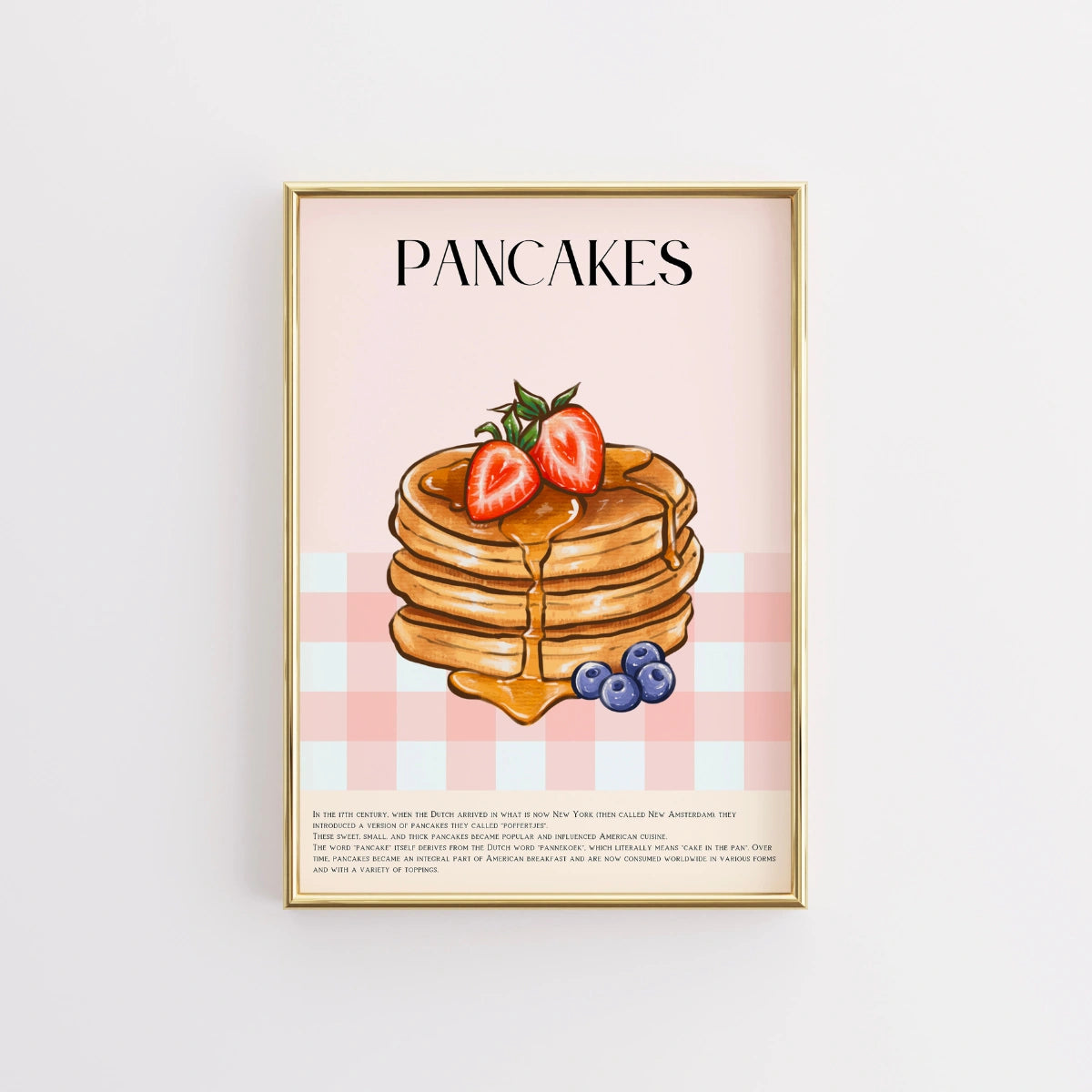 Pancake Breakfast Wall Art – Kitchen Print