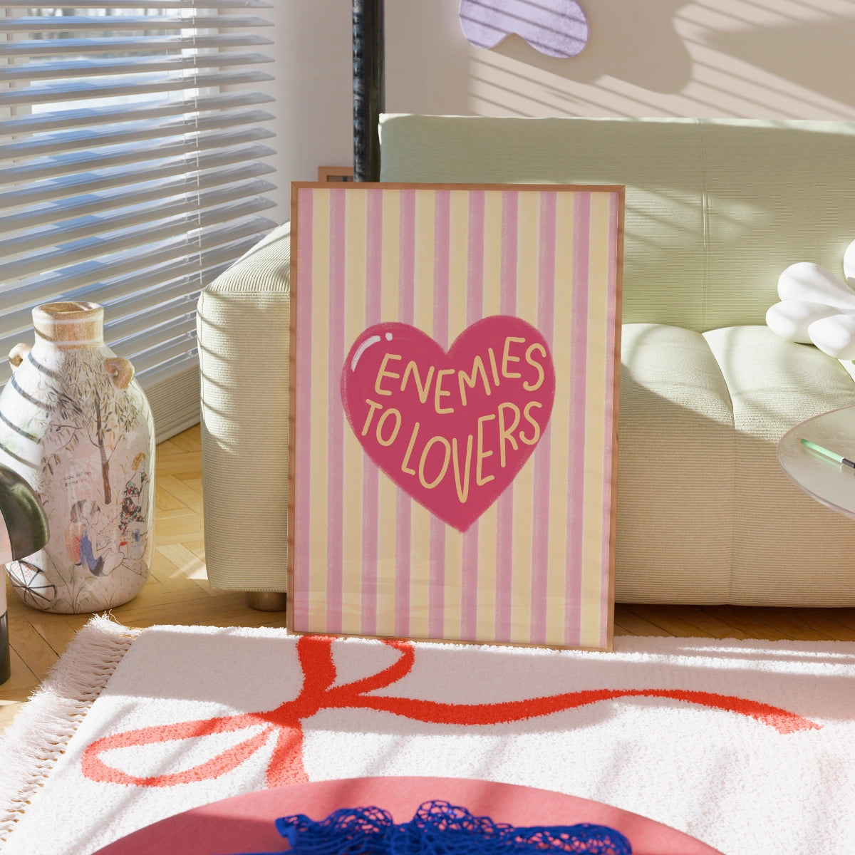 Enemies to Lovers Print – Book Trope Wall Art