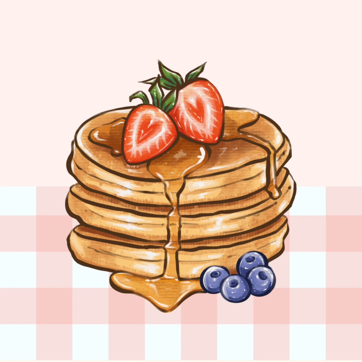Pancake Breakfast Wall Art – Kitchen Print