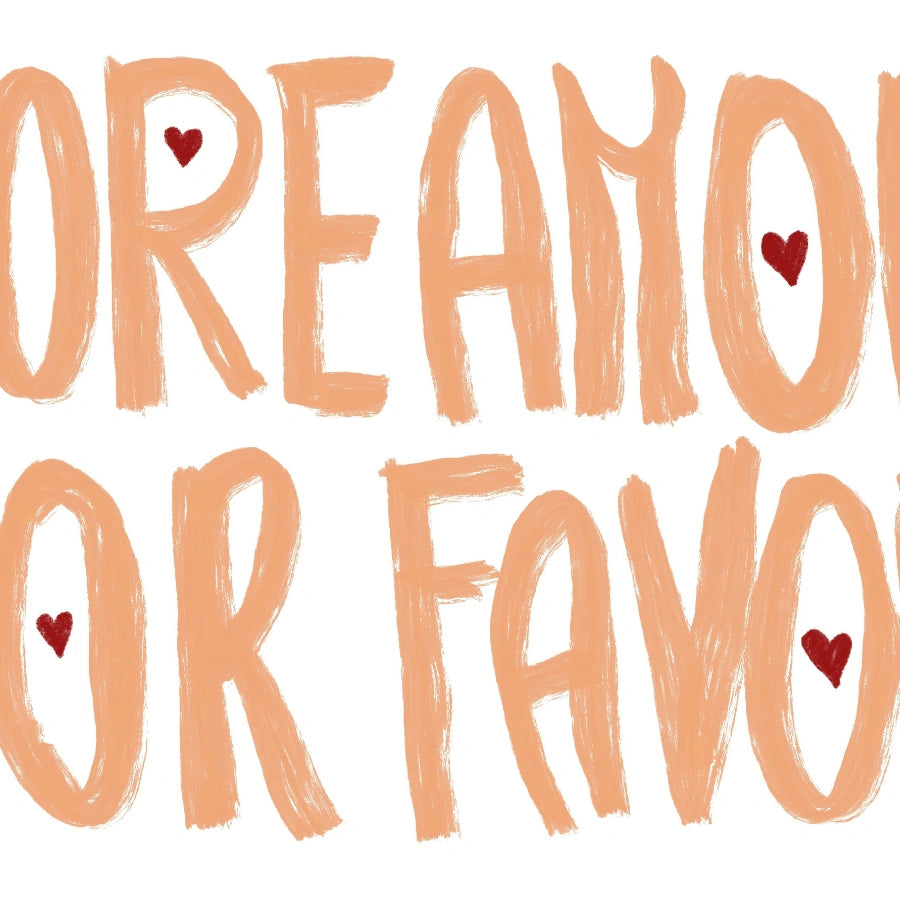 More Amor Por Favor Print – Spanish Love Wall Art
