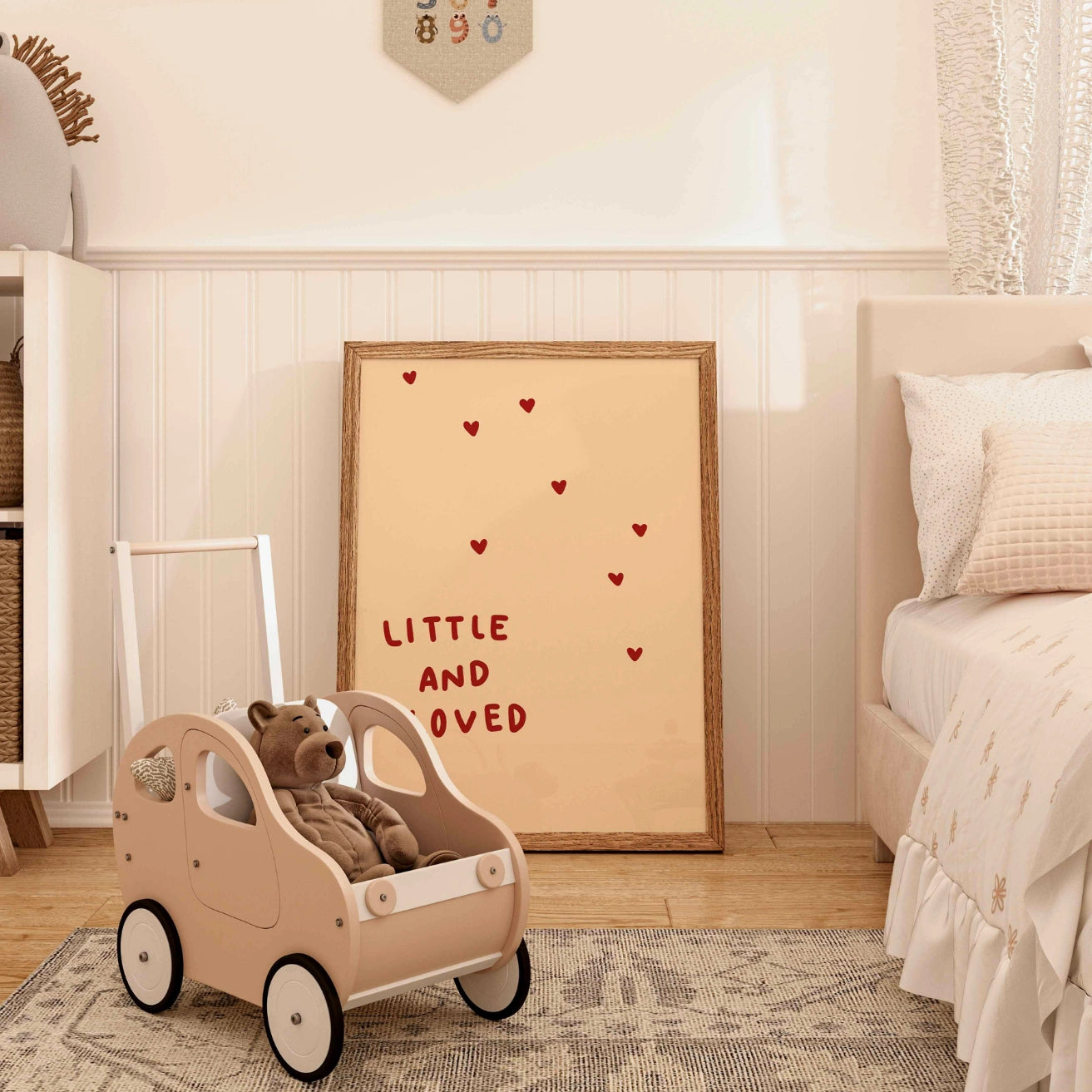 Little and Loved Nursery Print