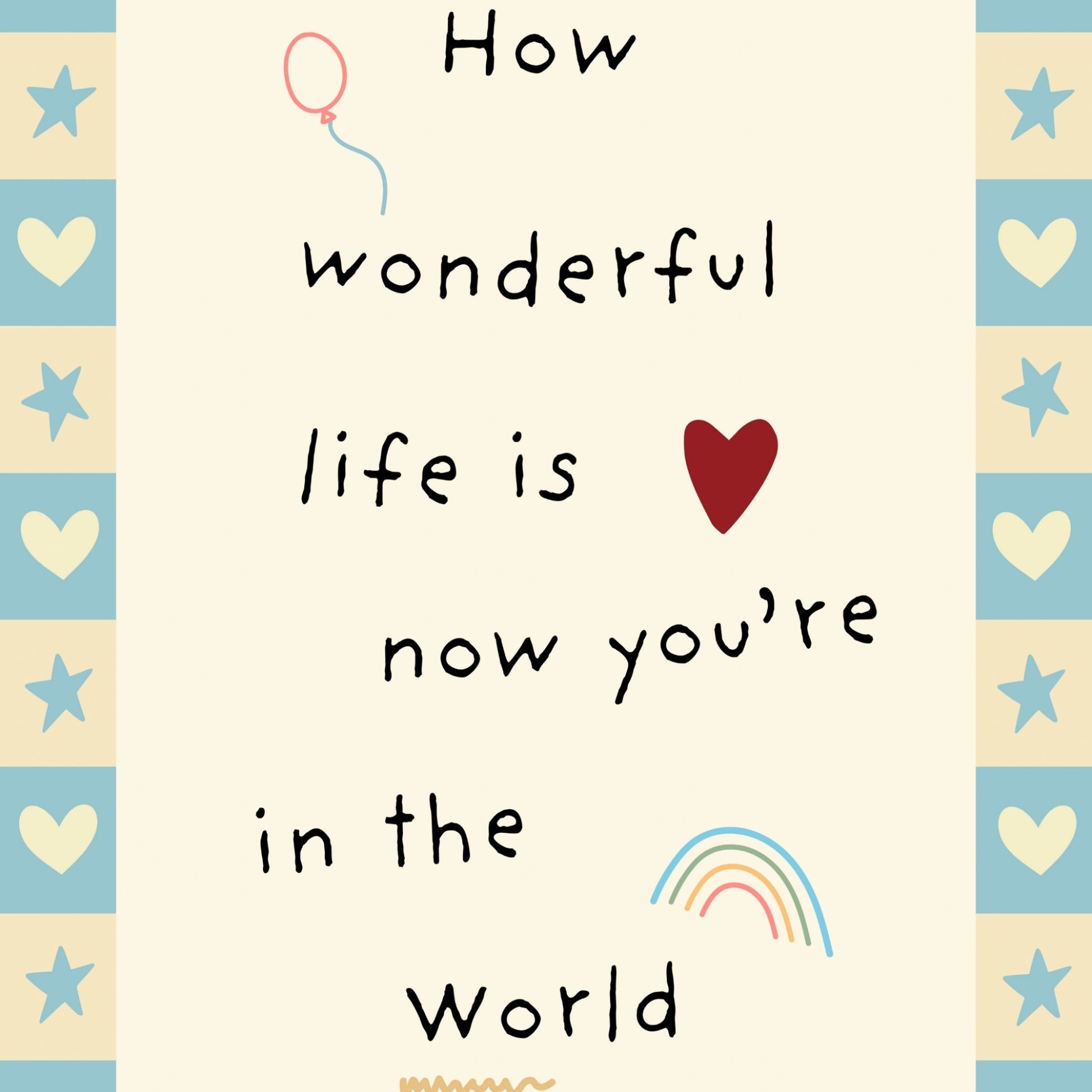 Sweet Folk Nursery Print