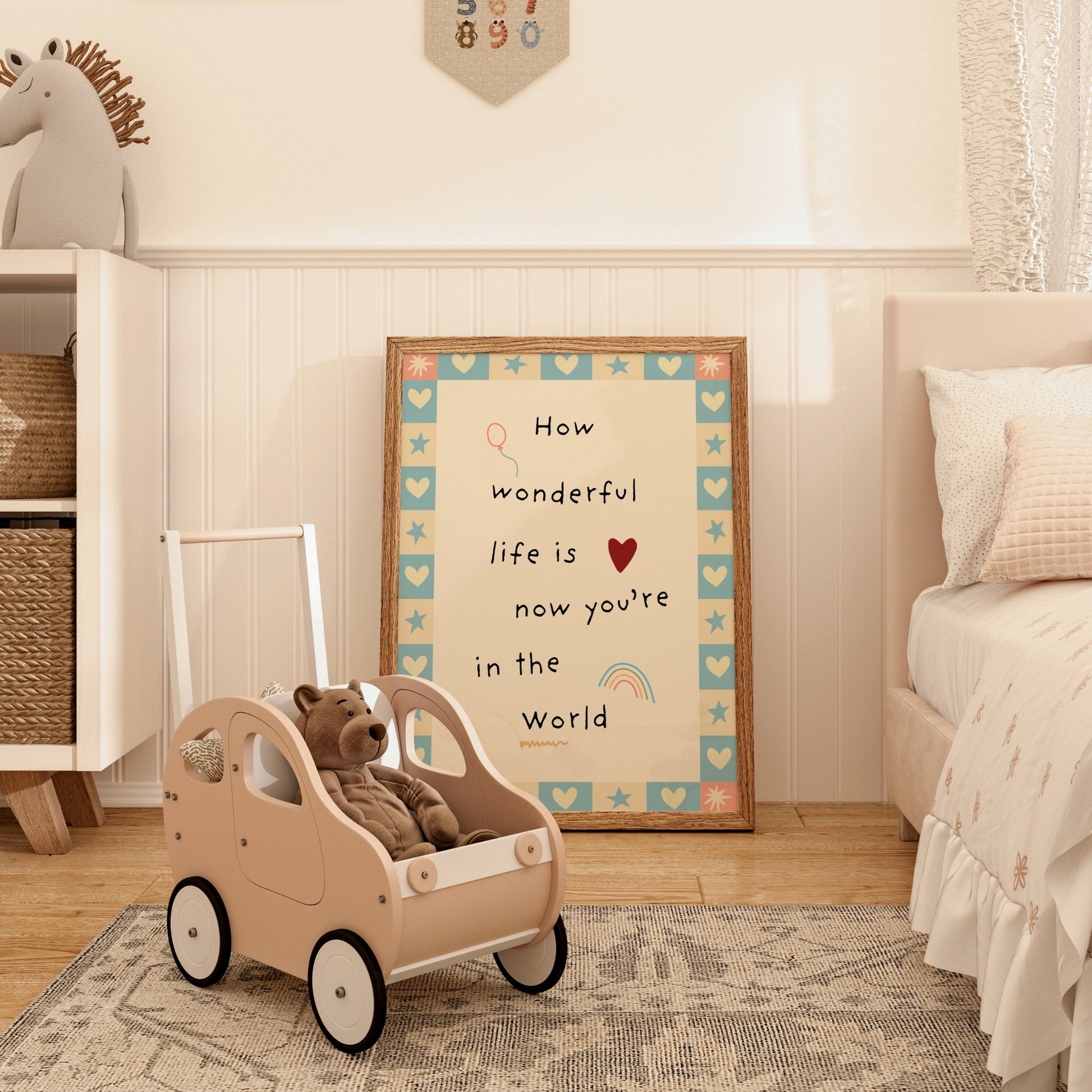 Sweet Folk Nursery Print