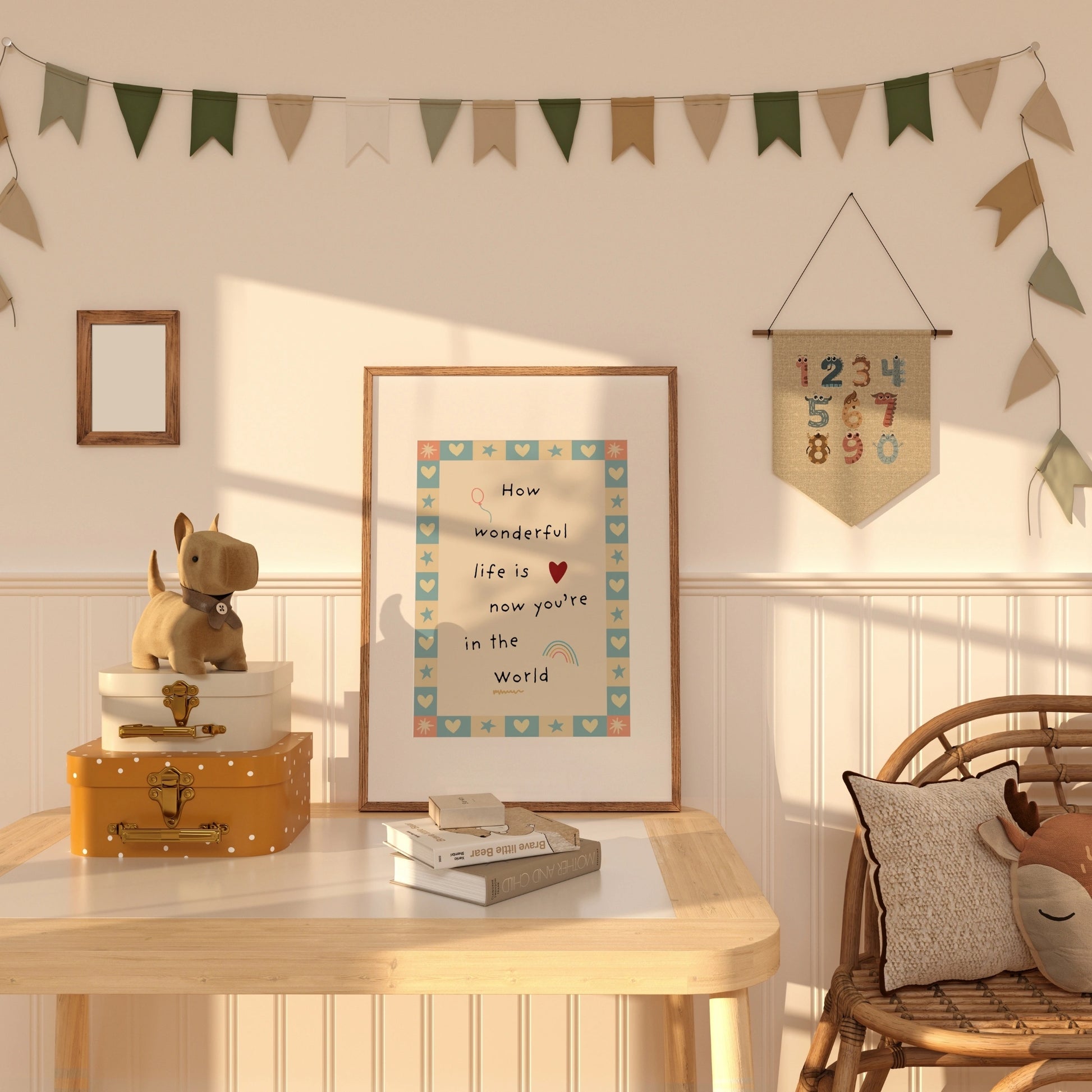 Sweet Folk Nursery Print