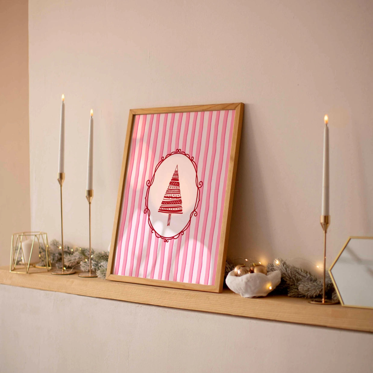 Stampe di alberi disegnati a mano