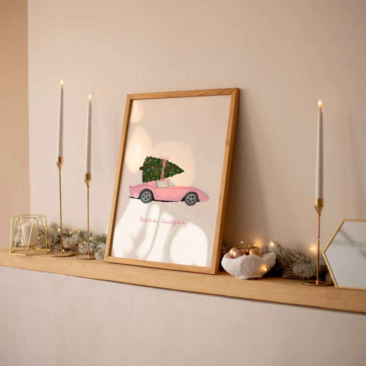 Minimalist Holiday Calendar Poster