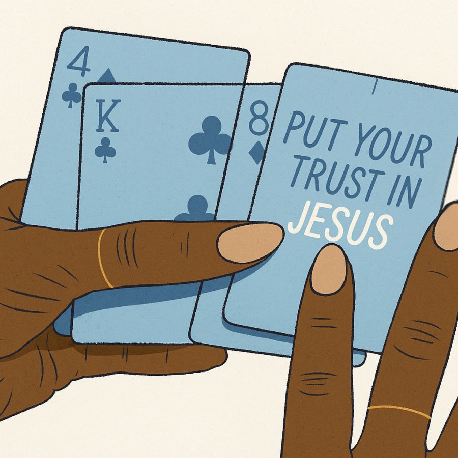 Put Your Trust in Jesus Playing Cards – Christian Faith Based Game Set