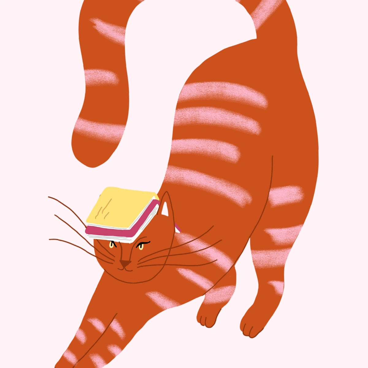 Talk to Me About Books Print – Funny Cat Poster for Book Lovers