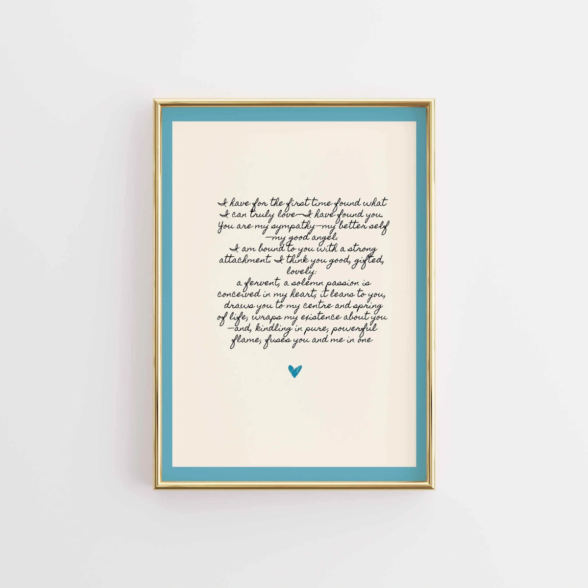 Jane Eyre Quote Wall Art – Romantic Literary Printable