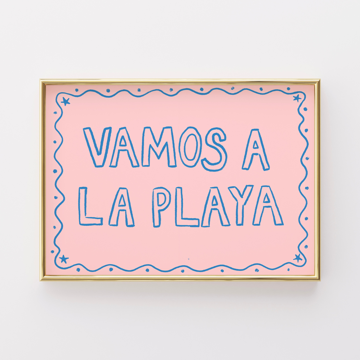 Vamos a la Playa Wall Art – Fun Summer Beach Print
