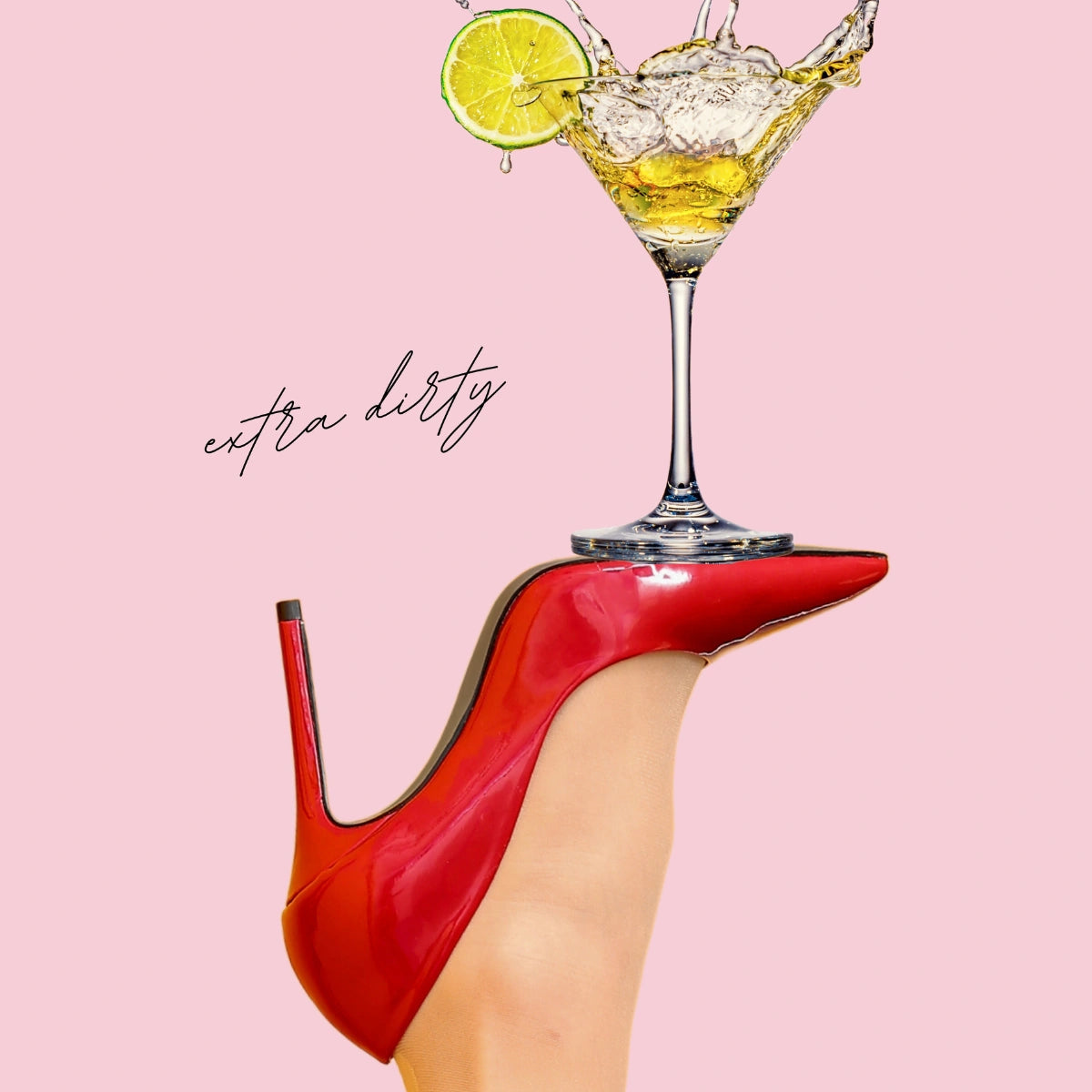 Extra Dirty Martini Print – Glam Cocktail Wall Art