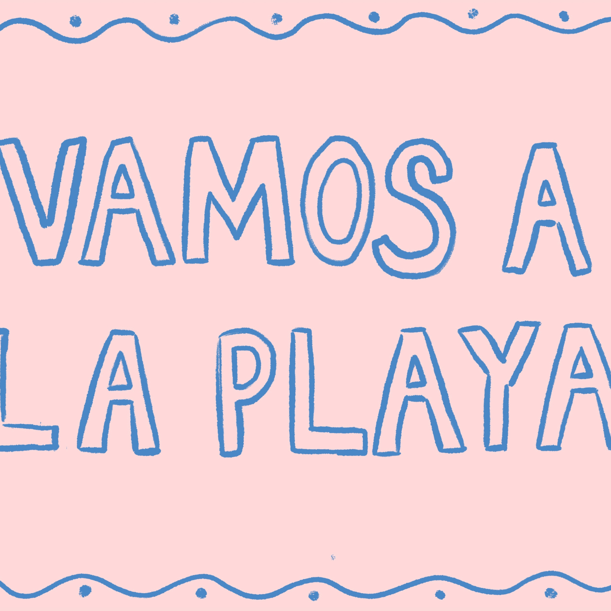 Vamos a la Playa Wall Art – Fun Summer Beach Print