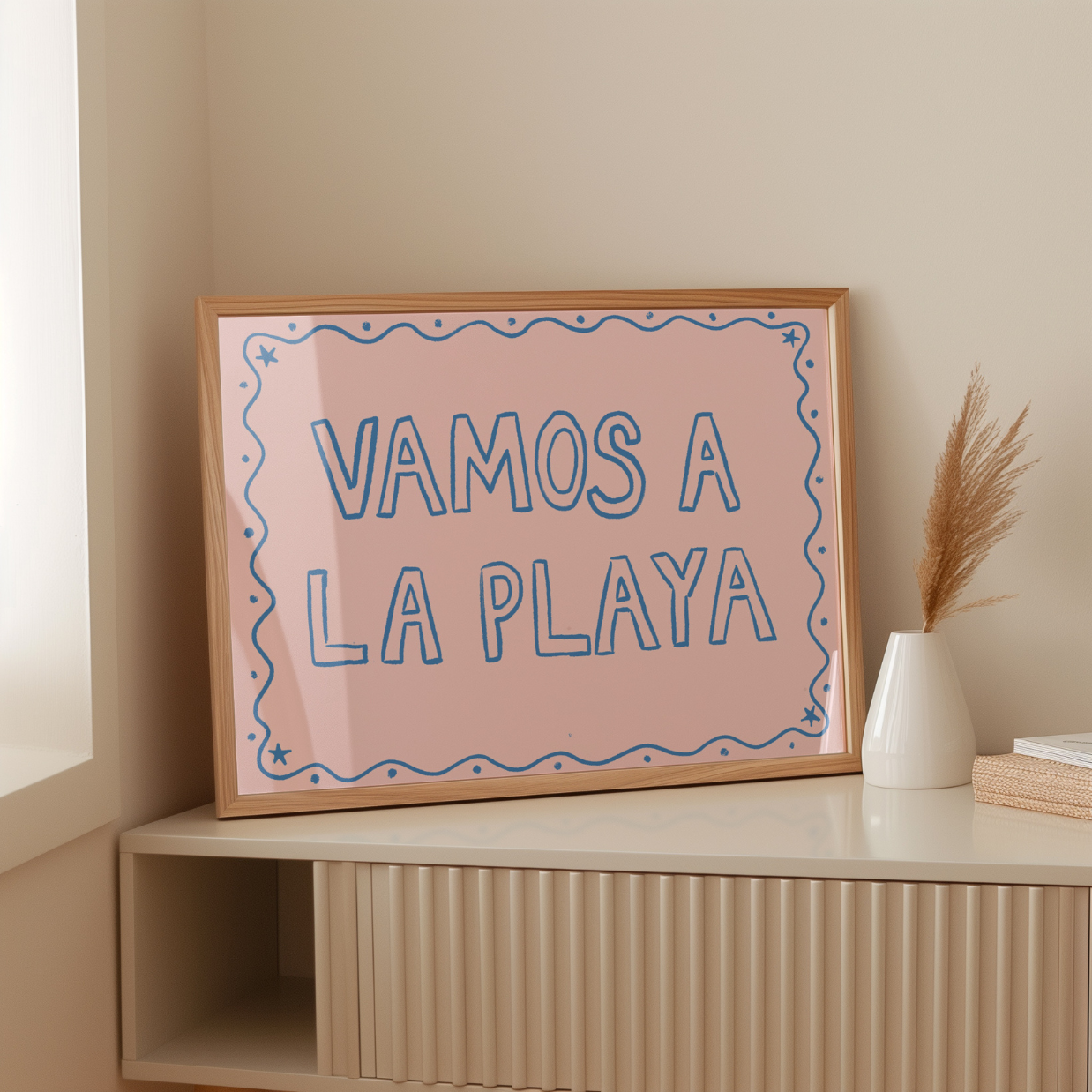 Vamos a la Playa Wall Art – Fun Summer Beach Print