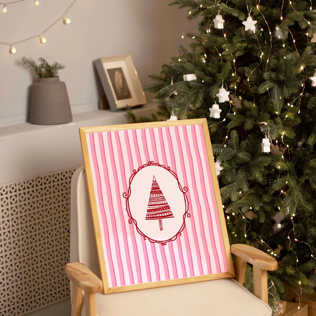 Stampe di alberi disegnati a mano