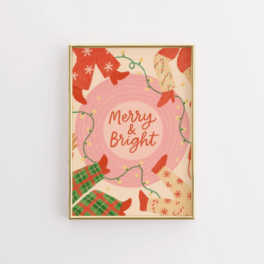 Merry and Bright – Cozy Holiday Pajama Print